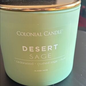 Desert Sage Scented Candle - Green
